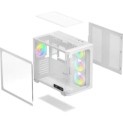 Корпус Ocypus IOTA C70 Curve ARGB Digital White (IOTA-C70-WHD400CD-GL) - фото 8