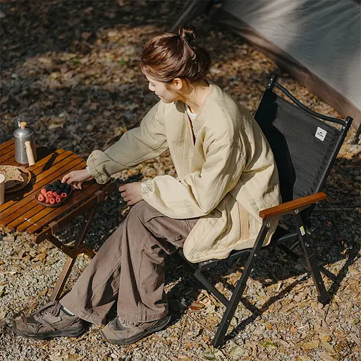 Крісло складане Naturehike CNK2550JJ010 сталь (Чорний) - фото 7