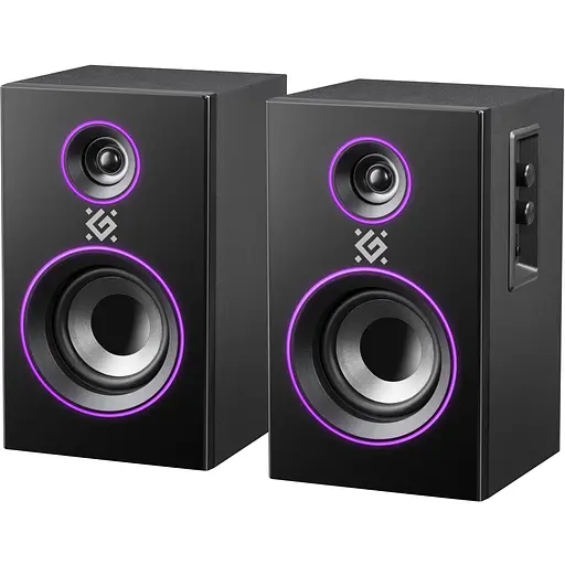 Акустическая система Defender 2.0 Solar 20 20Вт Bluetooth 5.0 + 3,5мм, RGB подсветка, черная - фото 2