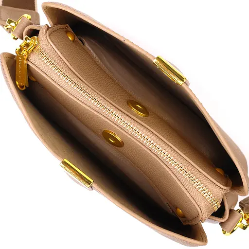 Сумка кожаная женская Vintage 23х17х8 см sum0022706 - фото 3