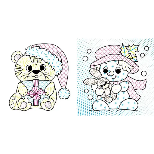 Водная раскаска "Мир вокруг меня Зима" 1806003, 12 страниц - фото 3