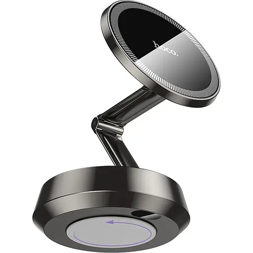 Автотримач Hoco H83 Metal Ring Magnetic Black (647939) [151314] - фото 3