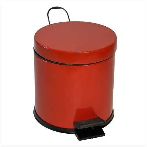 Відро для сміття з педаллю Mertinox 3 л Червоний 4501.1825S.104.03  - фото 1