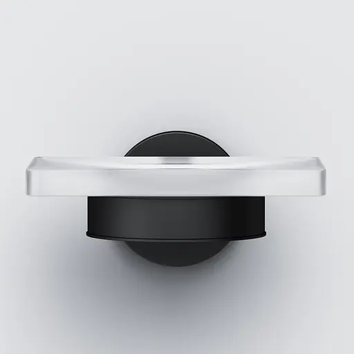 Мильниця Am.Pm X-Joy скляна настінна black A85A34222, Чорний матовий - фото 6