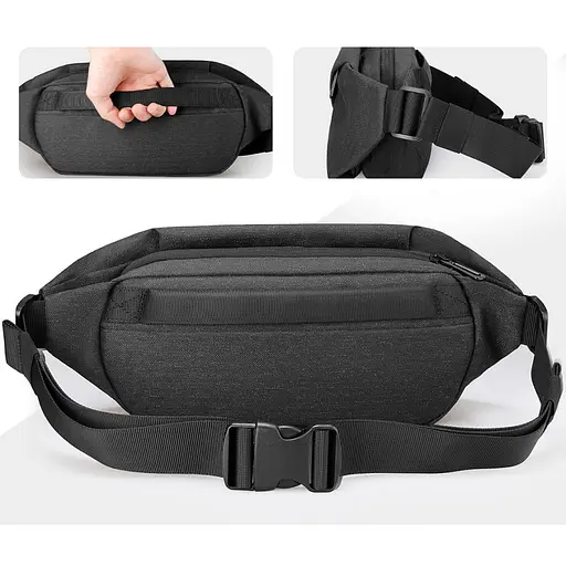 Сумка бананка Mark Ryden MR7786JY регулируемый ремешок (Черный) - фото 2