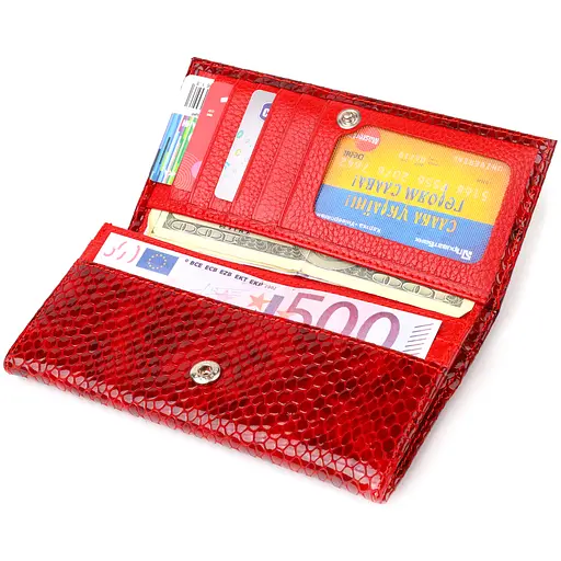 Кожаный женский кошелек Canpellini 17.7х9х2 см acs0025163 - фото 3