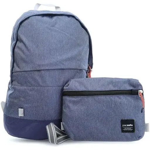 Рюкзак антивор Pacsafe Slingsafe LX400 20 л backpack синий (45335601) - фото 3