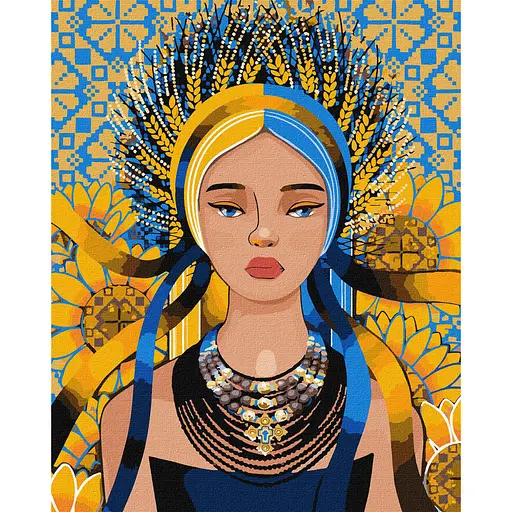 Картина за номерами "Сонячна" ©mosyakart Ideyka KHO2605 40x50 см