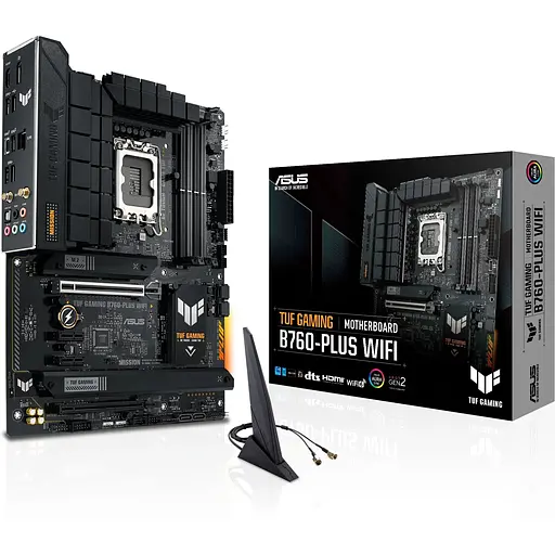 Материнская плата Asus TUF Gaming B760-PLUS WIFI s1700 B760 4xDDR5 M.2 HDMI DP Wi-Fi BT ATX - фото 8