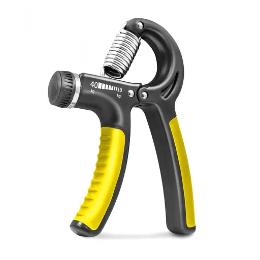 Еспандер кістьовий 4Fizjo пружинний з регульованим навантаженням 10-40 кг Black/Yellow 4FJ0160 (P-5907739311238) - фото 3