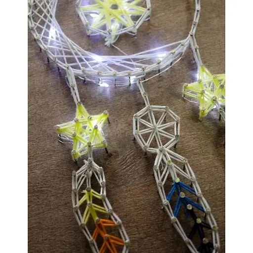 Набір стрінг-арт Оберіг снів ABC-036 дерев'яна основа - фото 3