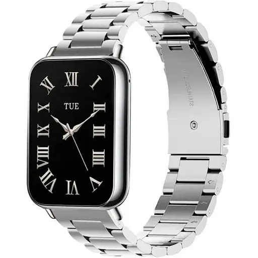 Ремешок DK CDK для Xiaomi Mi Smart Band 9 Pro Metal Fitlink Steel Band (017764) (silver) - фото 2