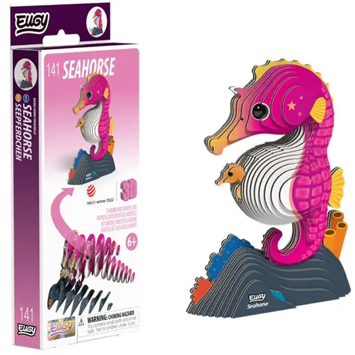 Сборная 3Д модель Eugy Зоопарк: Морской конек (XEG-141) - фото 1