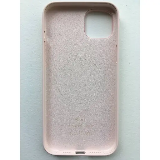 Оригинальный силиконовый чехол Apple Silicone Case MagSafe для iPhone 14 Plus Light Pink (MPT73ZE/A) - фото 9