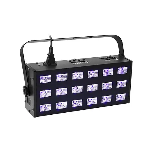Ультрафиолетовый светодиодный прожектор Big LEDUV DMX18 3W - фото 2