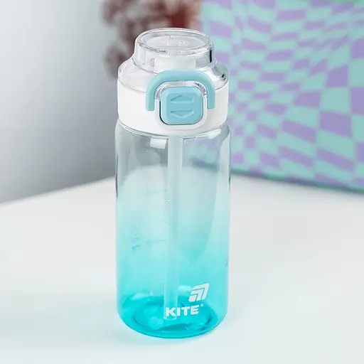 Пляшечка для води Kite 600 мл блакитна (K25-1212-2) - фото 4
