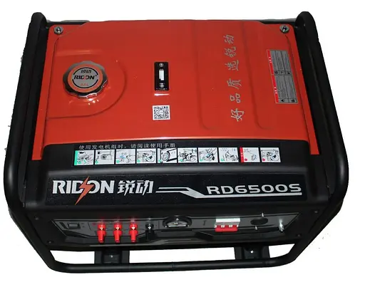 Бензиновий генератор EF Power 5,0/5,5 кВт, трифазний, ручний запуск (RD6500S) - фото 2