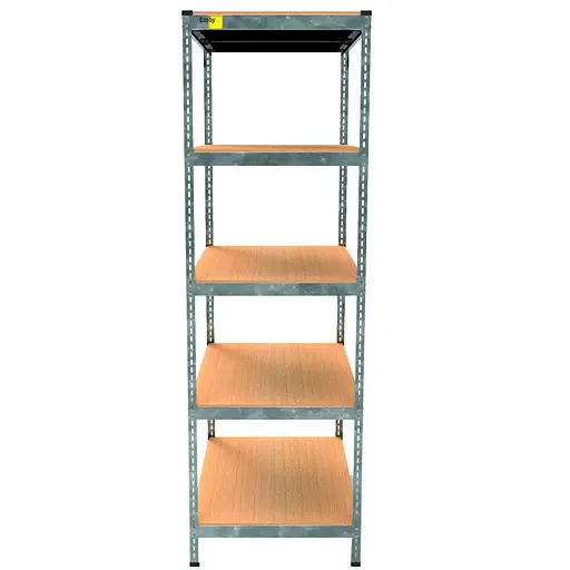 Металевий стелаж Emby Light Series (розмір 2100х600x600мм) 5 полиць ДСП до 100кг Оцинкований - фото 3