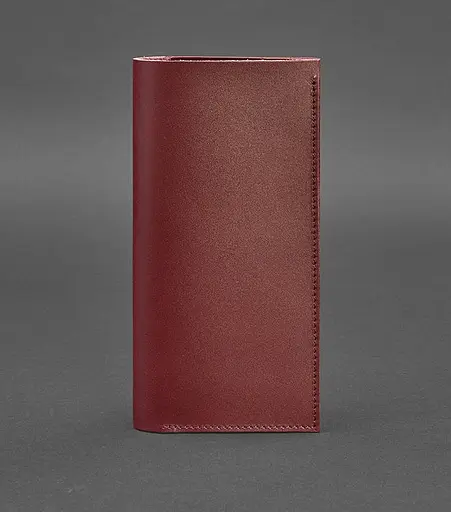 Кожаный тревел-кейс 3.1 бордовый Краст - фото 1