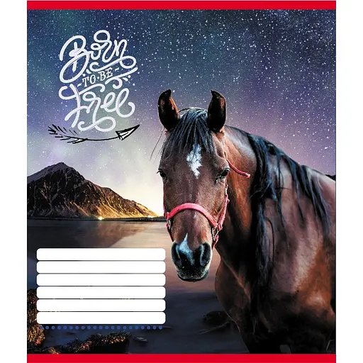 Зошит учнівський "Тварини" 018-530247K-1 в клітинку, 18 аркушів