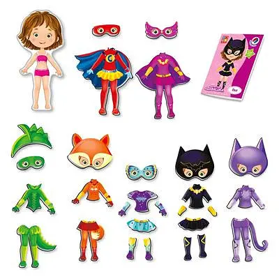 Магнітна гра одягалка "Єва" VT3702-08, 28 елементів одягу - фото 2