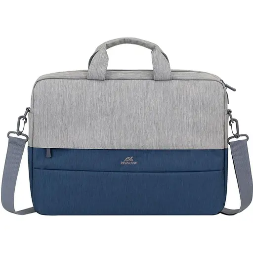 Сумка для ноутбука Rivacase 15.6" Grey/Dark Blue (7532) (7532 (Grey/Dark blue)) - фото 1
