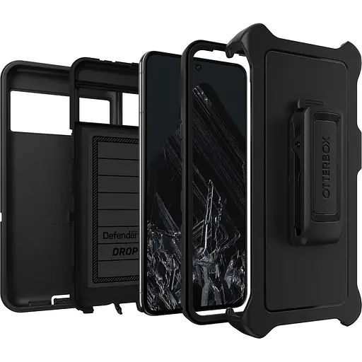 Протиударний чохол з кліпсою OtterBox Defender Pro для Google Pixel 8 Pro (6.7") Black 77-94220 - фото 6
