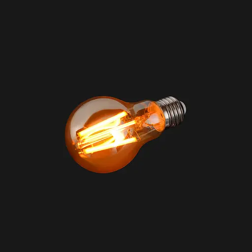 Лампа Brille світлодіодна LED 12W E27 COG WW A60 Amber 220 В - фото 4