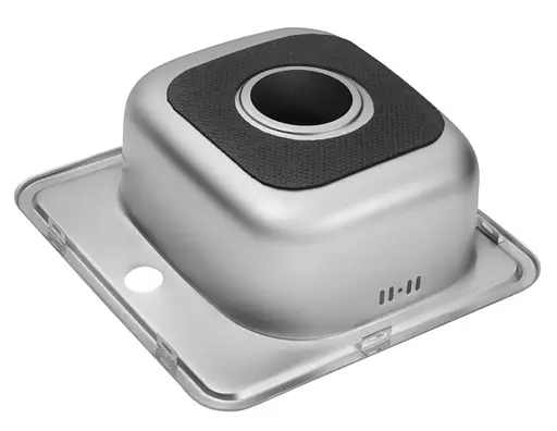 Кухонная мойка Kroner KRP Satin - 3838 (0,6 мм) (CV022756) - фото 6