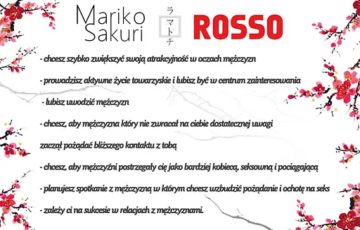 Парфуми жіночі з феромонами Aurora Mariko Sakuri Rosso 15 мл - фото 3
