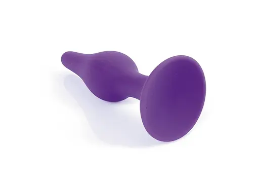 Анальна пробка Boss Silicone Plug Small 10 см (фіолетовий) - фото 2