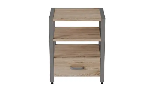 Тумба универсальная Ferrum-decor Вивьен 1/1 50x41x40 серый ДСП Дуб Сан-Марино 16мм (FRD-104152) - фото 7