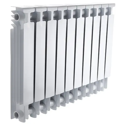 Радіатор секційний Koer 100 Aluminium-500 Extreme / Ціна за 1 секцію RAD262, Білий - фото 3