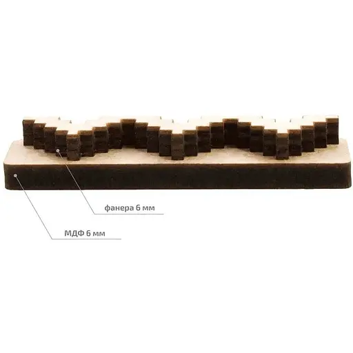 Штамп для вибійки Rosa Talent №6 Геометрія 7.5x1.5см - фото 2