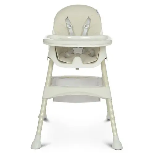 Стульчик для кормления M 4136-2 Ice Gray, складной, 5-ти точечный, экокожа - фото 4