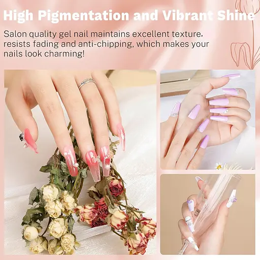 Набір гель-лаків для нігтів VANREESA 16 кольорів з УФ-лампою для нігтів - фото 4