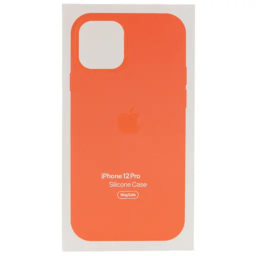 Чохол Epik Silicone case AAA with Magsafe and Animation для Apple iPhone 12 Pro/12, 6.1 Помаранчевий/Pink citrus - фото 5