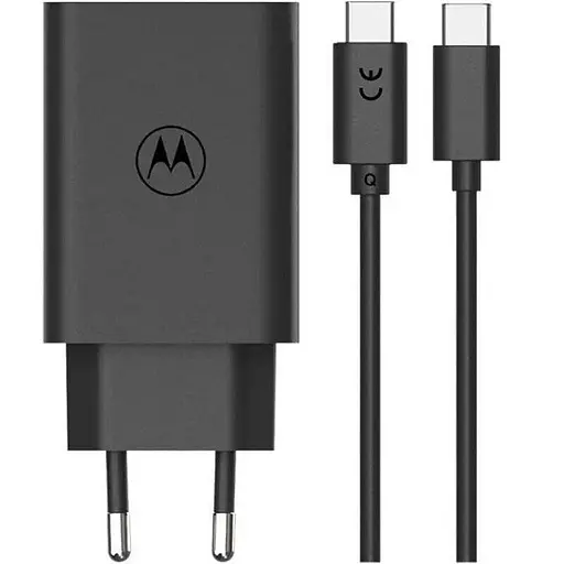 Комплект зарядний блок і кабель Motorola 68W USB-С 1m (MC-682N) - фото 1