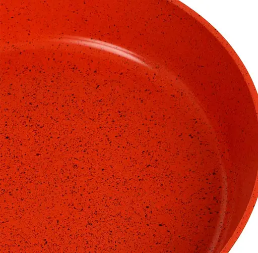 Кастрюля со стеклянной крышкой Neoflam EC-DC-C28I с мраморным покрытием 28 см 7.2 л Черно красный - фото 8