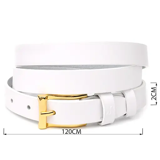 Ремінь шкіряний Grande Pelle для жінок 120х2 см стильний тонкий acs0029633 - фото 3