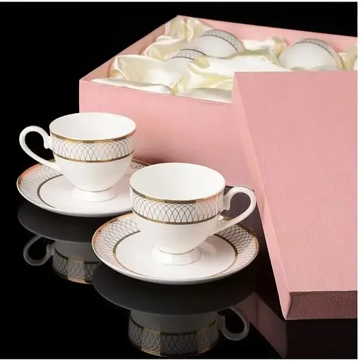 Набір чайних чашок із блюдцями NP83SETTEA 6+6 - фото 3