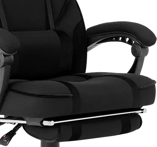 Геймерское кресло GT Racer черное (X-2749-1 Fabric Black Suede) - фото 10