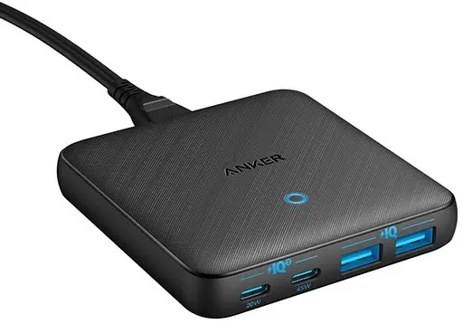 Зарядний пристрій адаптер Anker PowerPort 543 Atom III Slim 4 65 W 4 порти (A2046) - фото 1