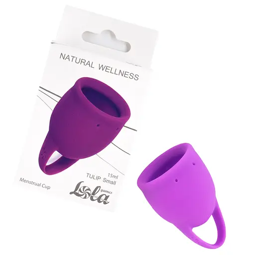 Менструальна чаша Lola Games Natural Wellness Magnolia 15 мл (фіолетовий) - фото 4