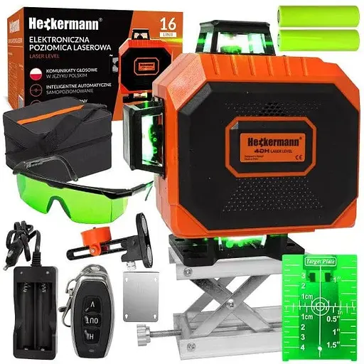 Лазерный уровень Heckermann 360° с интеллектуальным самонивелированием - фото 1