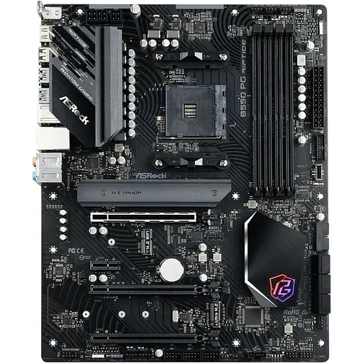 Материнская плата ASRock B550 PG Riptide Socket AM4