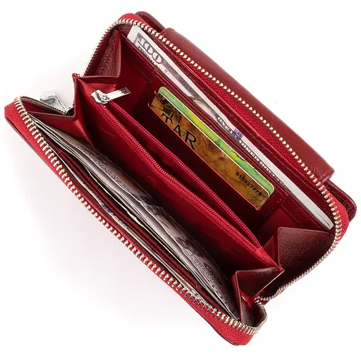 Кожаный женский кошелек ST Leather 19х9.5х2.5 см acs0015407 - фото 5