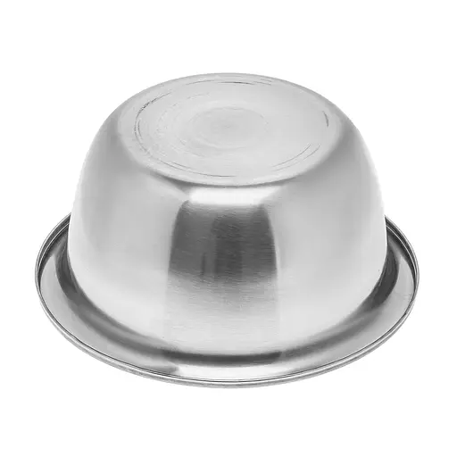 Миска кухонная глубокая усиленная из нержавеющей стали Ø 17.5 см H 8 см, Kitchen Master Серебристый 85072 - фото 3