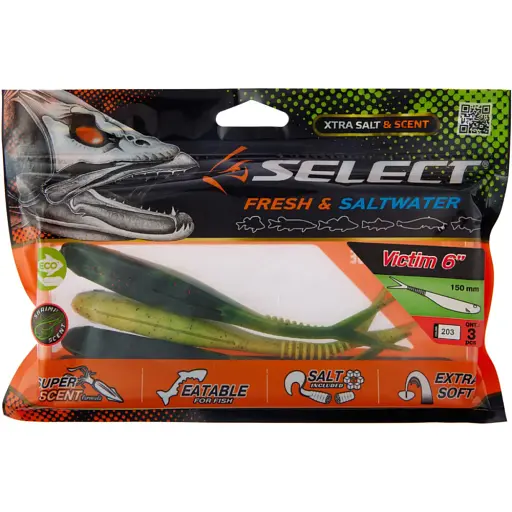 Силікон Select Victim V-Tail 6" #203 (3 шт/уп) - фото 2