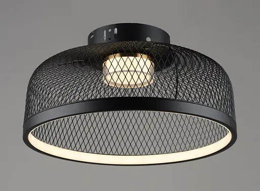 Люстра світлодіодна в стилі лофт VALESO B YH1348/56W BK+GD